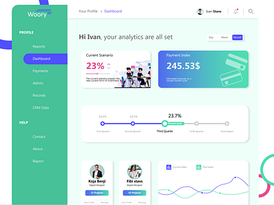 Woory dashboard