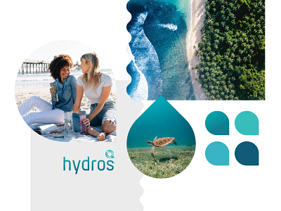 Hydros Life Rebrand Moodboard brand guide branding design filtration identity minimalist moodboard simple water