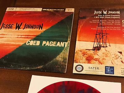 Jesse W. Johnson / Coed Pageant Split EP ep music record vinyl record