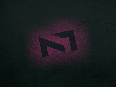 Neon Tomorrow Logo branding dark gritty logo logo design music mysterious texture