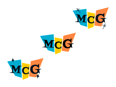 MCG Logo Concepts atomic branding logo mid century retro space age