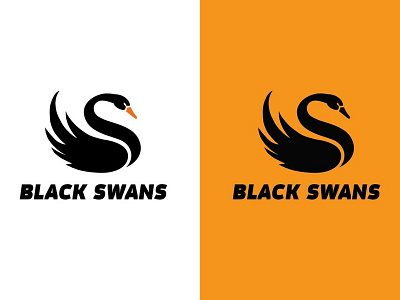 Swan bird bird house black swan design illustration swan