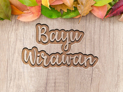 Bayuwirawan Carve carved inkscape vector wood