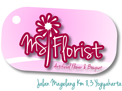 MSFlower flower logo inkscape label design logo design vector