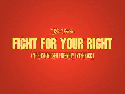 Fight for Your Right