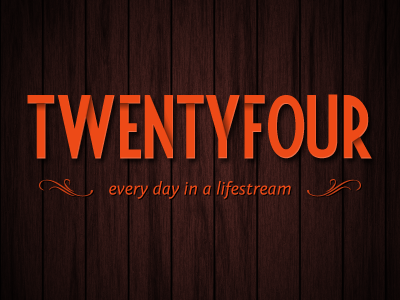 Twentyfour fiesta fontin logo typography