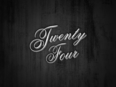 Twentyfour logo typography