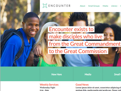Encounter Website website
