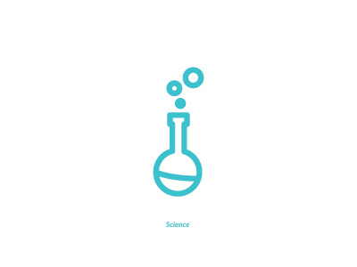 Science Icon branding icon school science teal