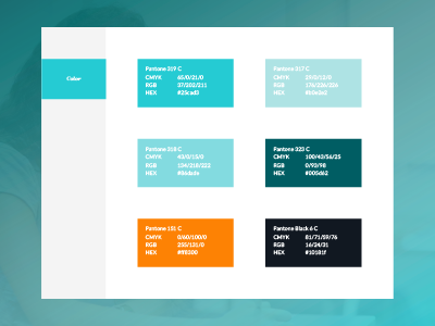 Brand Colors branding color palette colors style guide