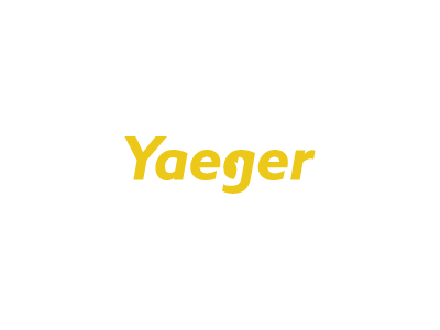 Yaeger Bus bus logo logotype type yellow