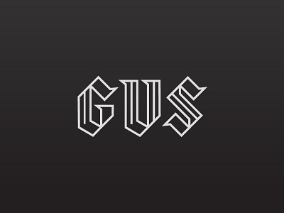 Gus - Black Letter black letter gothic lettering