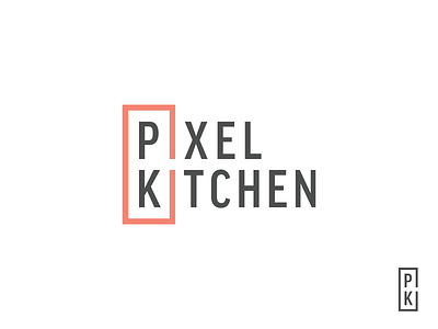 Pixel Kitchen identity logo