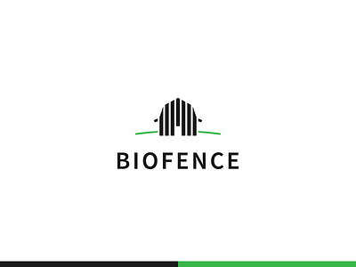 Proposed Biofence Logo barn fence green identity logo