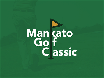 Mankato Golf Classic flag golf logo