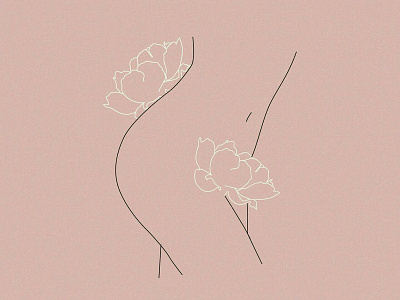 You're beautiful like spring time art artwork design flower girl graphic design illustration line line art minimalism spring tenderness vector women