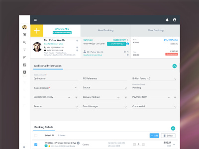 Admin panel material design