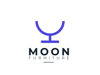 Logo | Moon Furniture design flat graphic design illustration illustrator logo ui vector web