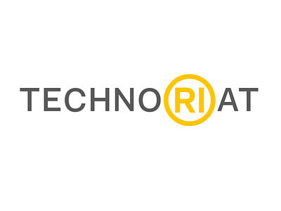 Logo | Technoriat branding design flat graphic design icon illustration illustrator logo typography vector