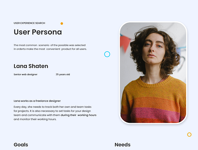 User Persona - Exemple branding research ux web