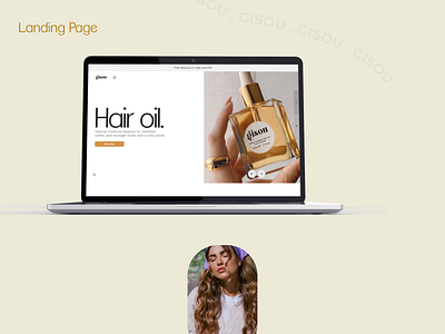 Landing Page - Gisou design concept