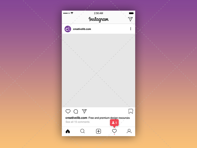 Download Free Instagram Feed Mockup 2020 by Rodrigo Matos on Dribbble