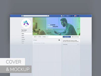 FREE Facebook Mockup & Cover