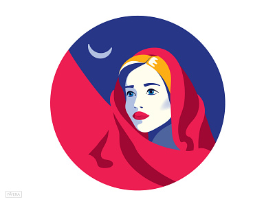 🌙 One Thousand and One Nights. art character illustration illustrator minimal portrait sketch vector