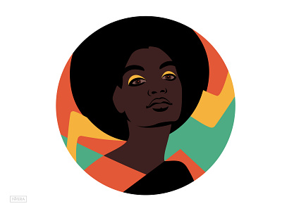 🇬🇭 Beautiful Ghana. africa african african american afro character flat illustration illustrator minimal portrait sketch vector