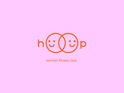 Logo for Women Fitness Club adobe illustrator design fitness fitness club for women graphic design identity logo logotype minimal pink logo vector