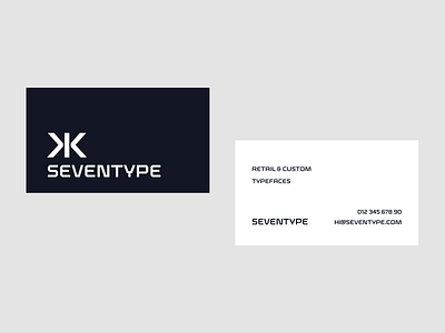 Type Design business cards font font design seventype type type design typeface typeface design typeface designer typefaces typographic typography