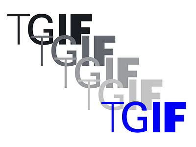 TGIF brutalist brutalist design capa design font font design fonts logo sans serif sans serif font seventype type type design typeface typefaces wip