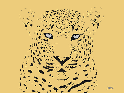 Day 3 - Leopard affinity designer leopard vector art