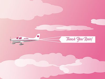 Hello Dribbble! 2d affinity designer debut debutshot pink plane vector