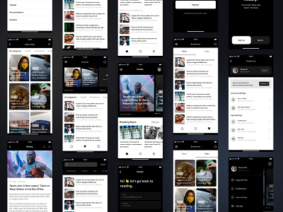 News App - Readky Free Flutter Starter Template aritcle clean design flutter mobile news news app newspaper read reading app template ui ui kit user interface ux