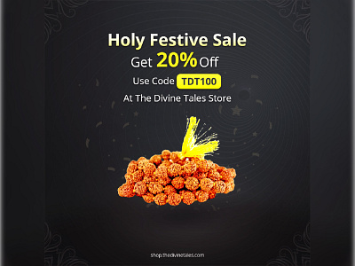 Holy Festive Sale Ads Graphic Design