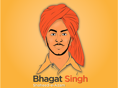 Shaheed Bhagat Singh 28 september 1907 bhagat singh graphic illistration image independence day jat jatt krantikari shaheed shaheed bhagat sigh shaheed e azam the legend of bhagat singh vactor vector village villagers