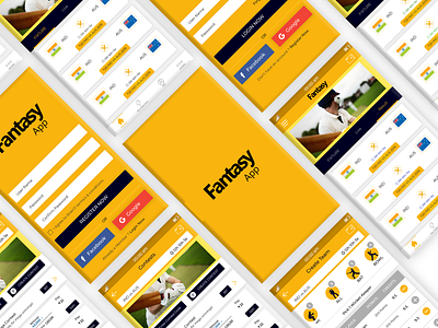 Cricket Fantasy App app app screens cricket cricketfantasy cricktfan fan fans fantasy leauges mobileapp money trands