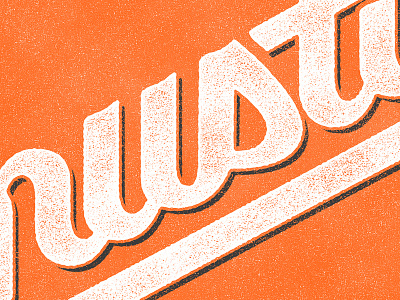 First Shot! classic fromscratch handdone illustrator oldschool photoshop texture traditional typography vintage wip