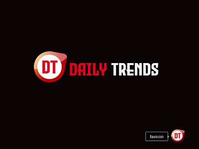 daily trends logo design
