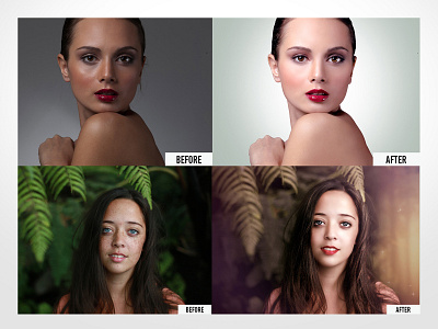 Photo Retouching (Before and After) photo retouching photoshop