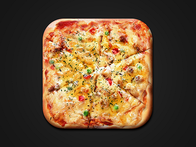 Pizza iOS Icon app boris icon ios pizza wick