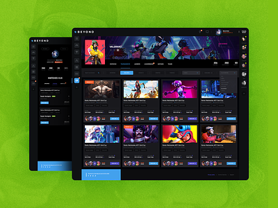 Playbeyond | Competitive gaming platform competitive dashboard design esports events figma gamers gaming playbeyond profile ragebite statistic system ui ux website