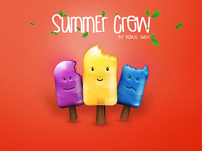 Summer Crew android app art boris character design icon illustration ios vector wick