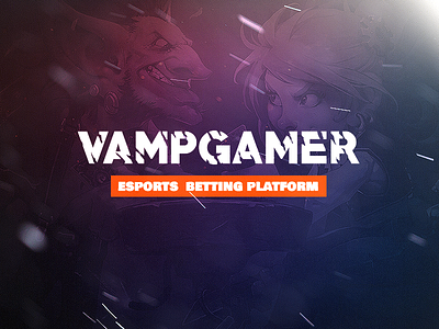 VampGamer - eSports & Gaming logo app design esports gaming logo vector website