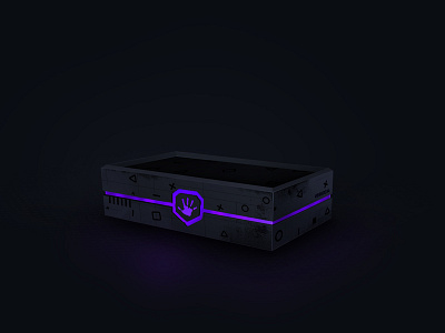 Loot box - Closed achievement award chest design element esports gaming lootbox modern platform ragebite reward