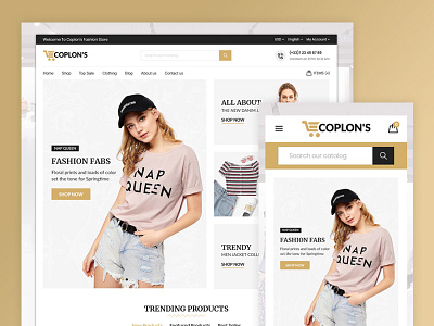 Coplons Fashion Store Template