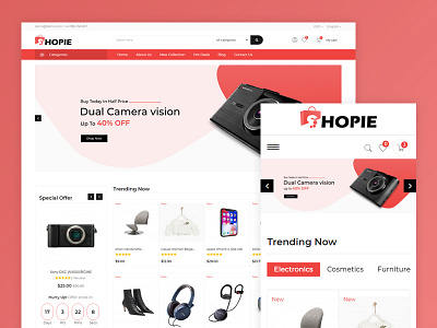 Shopie Electronics Mega Store Template clean ecommerce electronics store mordern prestashop theme product responsive shoping