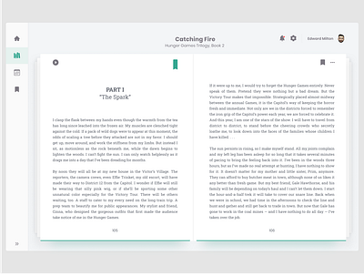 Reading Book UI app audiobook book bookmark books books app bookstore clean ui ebook library minimal page design read reading reading app reading book ui ux web design website