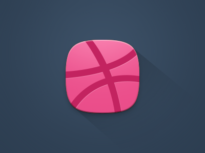 Dribbble Icon app app icon dribbble icon ios mobile